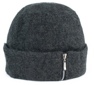 Mimoriadne elegantný KLOBÚK so zipsom, VLNA, cz14338-4