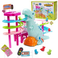 Dinosaur závodná dráha dinosaurus zvuky svetla pre deti Dinosaur závodná dráha dinosaurus zvuky svetla pre deti