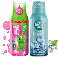 FruttaMax 2 sirupy: Bubble Gum + Tonic, 500 ml. FruttaMax 2 sirupy: Bubble Gum + Tonic, 500 ml.