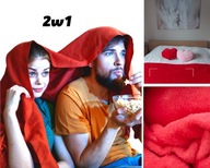 Valentínsky darčekový set deka vankúš srdce Valentínsky darčekový set deka vankúš srdce