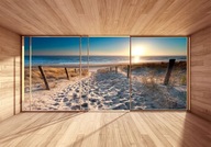 FOTOTAPETA MORA PLÁŽ OKNO 350x256cm c-C-0067-a-b FOTOTAPETA MORA PLÁŽ OKNO 350x256cm c-C-0067-a-b