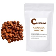 MLIEČNA čokoláda 1kg na pralinkové fondue CzekoLove