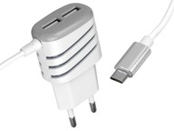 RAPIDO microUSB 2xUSB 3,1A nástenná nabíjačka