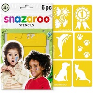 SNAZAROO Sada 6 ks šablón - univerzálne motívy SNAZAROO Sada 6 ks šablón - univerzálne motívy