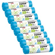 ODPADOVÉ VRECKÁ SILNÉ HRUBÉ MODRÉ 120L 80 ks ODPADOVÉ VRECKÁ SILNÉ HRUBÉ MODRÉ 120L 80 ks