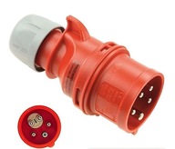 Zástrčka 16A 4P+Z PCE IP44 fázový prepínač 7015-6 Zástrčka 16A 4P+Z PCE IP44 fázový prepínač 7015-6