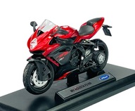 MOTOCYKEL WELLY MV AGUSTA F3 RR F3RR RED 1:18 NOVÝ MODEL MOTOCYKEL WELLY MV AGUSTA F3 RR F3RR RED 1:18 NOVÝ MODEL