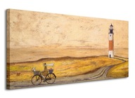 Obraz na plátne Sam Toft Cyklistický výlet 100x50 cm Obraz na plátne Sam Toft Cyklistický výlet 100x50 cm