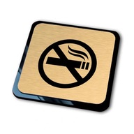 zlatá informačná tabuľka gravírovaná cigarety zlatá informačná tabuľka gravírovaná cigarety