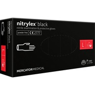 MERCATOR Nitrylex Black L 100 nitrilové rukavice MERCATOR Nitrylex Black L 100 nitrilové rukavice