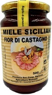 Gaštanový med 500 gr Originál sicílsky Gaštanový med 500 gr Originál sicílsky