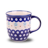 Keramický hrnček GU1105 DEK.168A Bolesławiec 400ml H2 Keramický hrnček GU1105 DEK.168A Bolesławiec 400ml H2