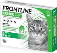 Frontline COMBO CAT 3 pipety 0,5 ml Frontline COMBO CAT 3 pipety 0,5 ml
