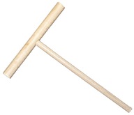 Drevený valček na palacinky, kuchynský valček na cesto, 20 cm
