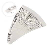 Aba set 100x SLIM pilník banán zebra 100/180 Aba set 100x SLIM pilník banán zebra 100/180