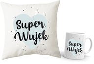 Súprava VANKÚŠ + HRNČEK pre STRÝKA ako darček SUPER STRÝKA Súprava VANKÚŠ + HRNČEK pre STRÝKA ako darček SUPER STRÝKA
