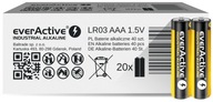 40x EVERAKTÍVNE PRIEMYSELNÉ ALKALICKÉ BATÉRIE AAA R3 LR03 40x EVERAKTÍVNE PRIEMYSELNÉ ALKALICKÉ BATÉRIE AAA R3 LR03