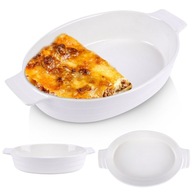 PORCELÁNOVÁ zapekacia misa, žiaruvzdorná, zapekacia misa, 1,4L PORCELÁNOVÁ zapekacia misa, žiaruvzdorná, zapekacia misa, 1,4L