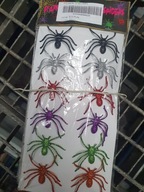 Súprava pavúkov pavúkov 12 farebných realistických