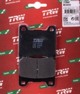 ZADNÉ BRZDOVÉ DESTIČKY TRW YAMAHA XVS1100 Drag Star 99-04 ZADNÉ BRZDOVÉ DESTIČKY TRW YAMAHA XVS1100 Drag Star 99-04