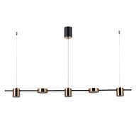 LED závesné svietidlo REMDAL PND-16374-5-BK-4K Italux Moderné stropné LAMP