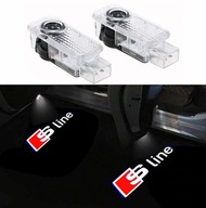 AUDI S-line LED LOGO PROJEKTOR A3 A4 A5 A6 Q5 Q7