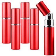 5X CESTOVNÝ ATOMIZÉR ATOMIZÁTORA PRE 5ml ČERVENÚ FĽAŠU PARFÉMU 5X CESTOVNÝ ATOMIZÉR ATOMIZÁTORA PRE 5ml ČERVENÚ FĽAŠU PARFÉMU