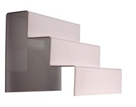 Stojan na displej Schody z plexiskla B250, 3 stupne Stojan na displej Schody z plexiskla B250, 3 stupne