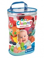 CLEMENTONI Clemmy Blocks Taška s 20 blokmi CLEMENTONI Clemmy Blocks Taška s 20 blokmi