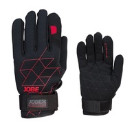 Wakeboardové rukavice JOBE Stream, čierno-červené