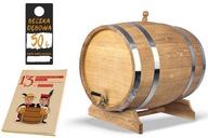 50L dubový sud na whisky moonshine vínne likéry darček (s certifikátom PZH) 50L dubový sud na whisky moonshine vínne likéry darček (s certifikátom PZH)