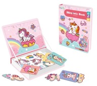 Logické bloky Magnetické puzzle Jednorožec pre dievčatá Logické bloky Magnetické puzzle Jednorožec pre dievčatá