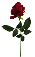 Umelý kvet červená ruža 50 cm