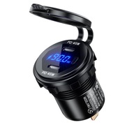 Zásuvka USB rýchlej nabíjačky do auta typu C Nová Zásuvka USB rýchlej nabíjačky do auta typu C Nová