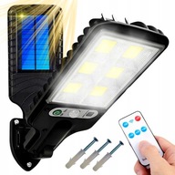 SOLÁRNA LAMPA DUSK SENZOR POHYBU LED + DIAĽKOVÉ OVLÁDANIE