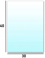TEPOVANÉ SKLO PRE KRBOVÉ KACHLE SKLO 40X30 OCHRANNÉ BEZPEČNÉ SKLO