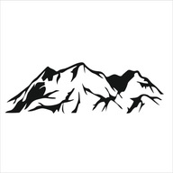 Šablóna na decoupage A3 Mountain Šablóna na decoupage A3 Mountain