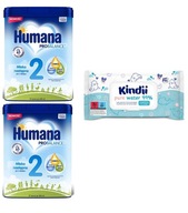 HUMANA 2 HMO NÁSLEDNÉ MLIEKO 6m+ 2x750g + Utierky