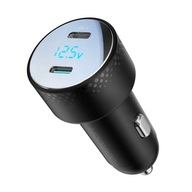 2x USB C 70W autonabíjačka s LED displejom Joyroom JR-CCD02 - c 2x USB C 70W autonabíjačka s LED displejom Joyroom JR-CCD02 - c
