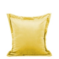 Obliečka na vankúš 45x45, horčičný zamat Obliečka na vankúš 45x45, horčičný zamat