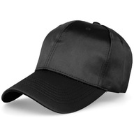 SATÉNOVÁ čierna baseballová čiapka