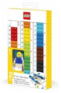 Pravítko a minifigúrka z LEGO kociek Pravítko a minifigúrka z LEGO kociek