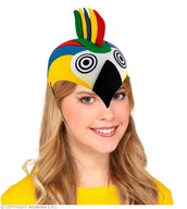 SUPER 1 Čiapka Parrot Bird 11752W Farebná s očami a dizob SUPER 1 Čiapka Parrot Bird 11752W Farebná s očami a dizob