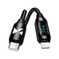 WOZINSKY USB-C/Lightning KÁBEL S LED DISPLEJOM WOZINSKY USB-C/Lightning KÁBEL S LED DISPLEJOM