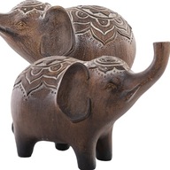 Dekorácia figúrky slon bronzová bronzová dekorácia darček