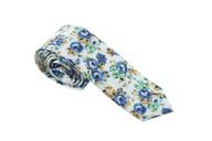 Pánska kravata FLOWER, univerzálna matná PREMIUM