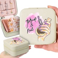 Šperkovnica Béžová Vzory MAKE UP NAIL Šperkovnica Béžová Vzory MAKE UP NAIL