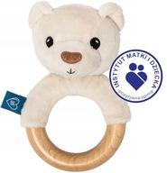WHISBEAR ECO DREVENÉ ZÚBKA Bzučiaci medvedík Julek WHISBEAR ECO DREVENÉ ZÚBKA Bzučiaci medvedík Julek