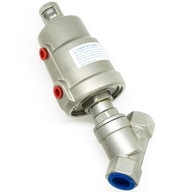 NC pneumatický uhlový ventil G1/2'' DN15 SS316
