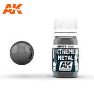 AK INTERACTIVE 476 XTREME METAL - STEEL (oceľ) 30ml AK INTERACTIVE 476 XTREME METAL - STEEL (oceľ) 30ml